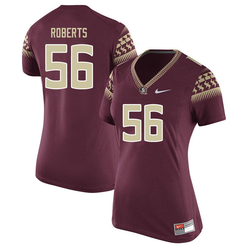 Women #56 Ryan Roberts Florida State Seminoles College Football Jerseys Sale-Garent - Click Image to Close